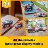 LEGO Creator 2-in-1 Flatbed Truck with Helicopter set 31146, keičiama konstrukcija vaikams
