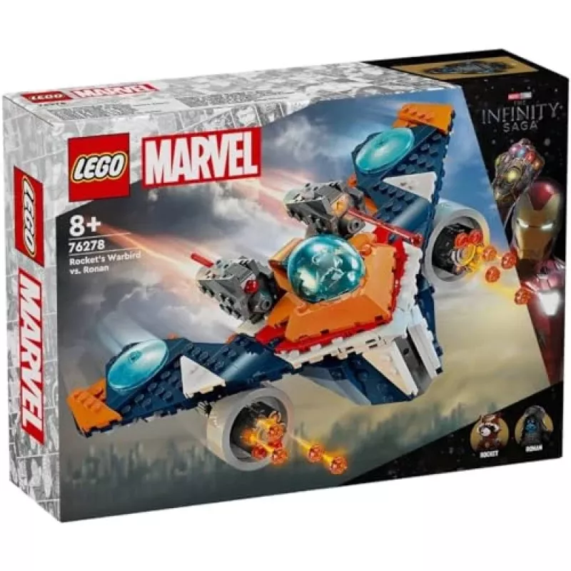 Konstruktorius LEGO Marvel Super Heroes Raketos Erdvėlaivis 76278 — Raketos ir Ronano rinkinys