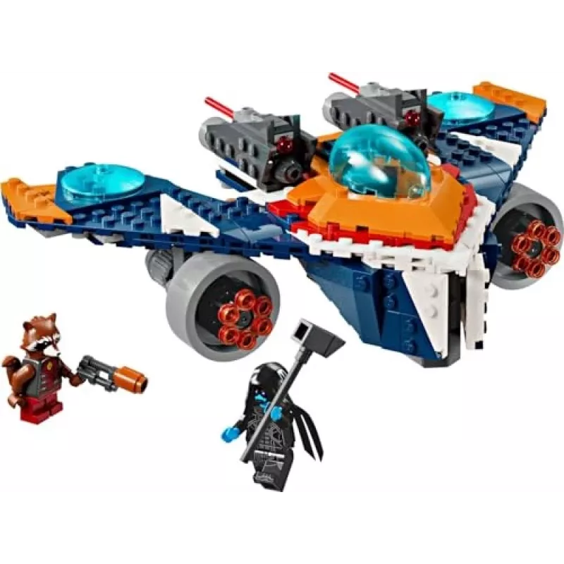 Konstruktorius LEGO Marvel Super Heroes Raketos Erdvėlaivis 76278 — Raketos ir Ronano rinkinys