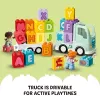 Konstruktorius LEGO DUPLO 10421 ABC sunkvežimis, 36 dalys, 2 minifigūrėlės, nuo 2 metų, matmenys 110×140×70 mm