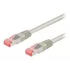 Wentronic Goobay CAT 6 komutacinis kabelis, S/FTP (PiMF), pilkas, 10 m - LSZH be halogenų, varis (50891)