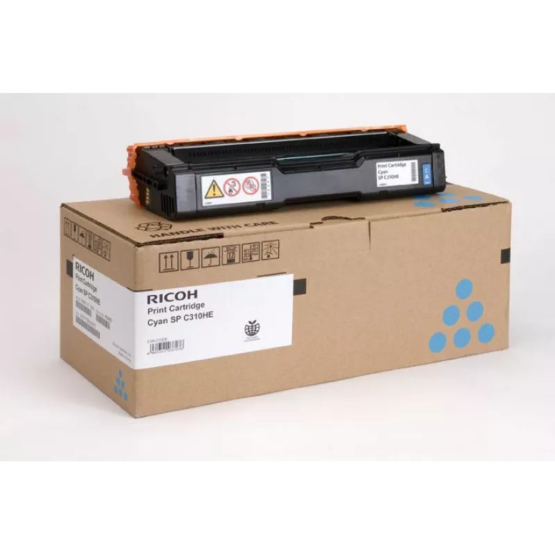 Ricoh SP C310HE tonerio kasetė 1 vnt. originali žydra