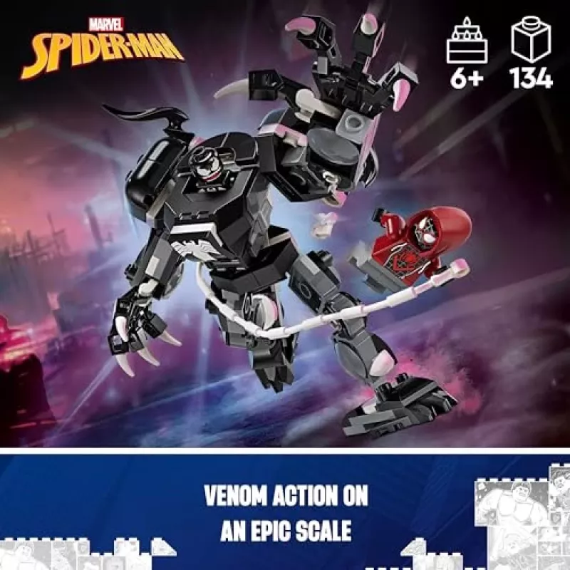 LEGO 76276 Marvel Venom Mech Armour Vs. Miles Morales