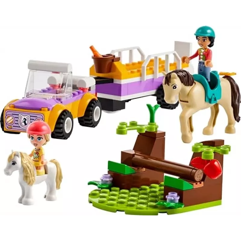 LEGO Friends Arklys ir Ponių Priekaba Gyvūnų Žaislų Rinkinys 42634