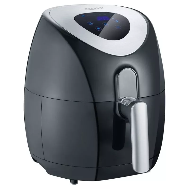 Severin 2430 Single 3.2 L Stand-alone 1500 W Karšto oro gruzdintuvė Juoda, Nerūdijantis plienas