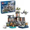 “LEGO City” policijos nuovados ir kalėjimo salos konstrukcinis žaislas 60419 — 980 dalių, 7 minifigūrėlės, 370×400×160 mm