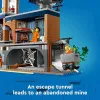 “LEGO City” policijos nuovados ir kalėjimo salos konstrukcinis žaislas 60419 — 980 dalių, 7 minifigūrėlės, 370×400×160 mm