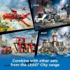 “LEGO City” policijos nuovados ir kalėjimo salos konstrukcinis žaislas 60419 — 980 dalių, 7 minifigūrėlės, 370×400×160 mm