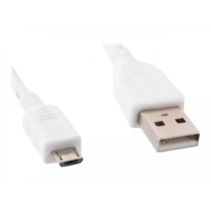 Gembird Cablexpert - USB kabelis - Micro-USB tipo B (kištukas) į USB (kištukas) - 1 m - formuotas - baltas (CCP-MUSB2-AMBM-W-1M)