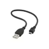 Gembird USB 2.0 A į Mini-USB M laidas 0,3 m pilkas