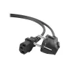 Gembird PC-186 maitinimo laidas, juodas, 1,8 m, CEE7/4 C14 jungtis