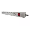 DIGITUS Professional a-19-STRIP-2-IMP - maitinimo skirstytuvas (montuojamas stove) - kintamoji srovė 250 V - įvesties maitinimo šaltinis - išvestis
