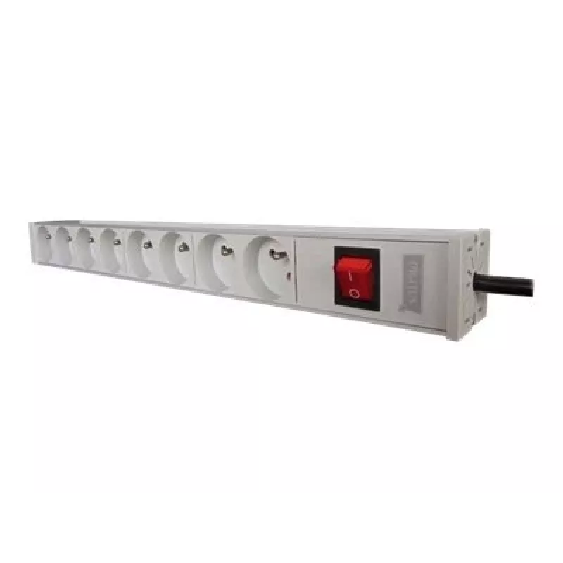 DIGITUS Professional a-19-STRIP-2-IMP - maitinimo skirstytuvas (montuojamas stove) - kintamoji srovė 250 V - įvesties maitinimo šaltinis - išvestis