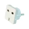 Gembird Cablexpert a-AC-UKEU-001 - Maitinimo adapteris - Maitinimo adapteris (S) prie Maitinimo adapterio (W) - Baltas - Jungtinė Karalystė, Europa (a-AC-UKEU-001)