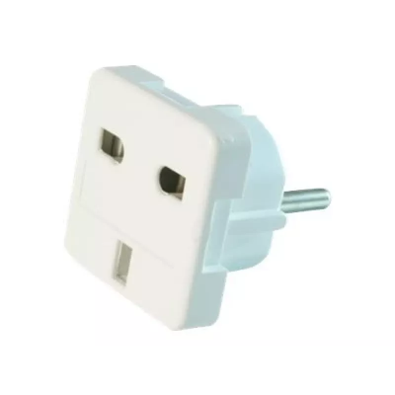 Gembird Cablexpert a-AC-UKEU-001 - Maitinimo adapteris - Maitinimo adapteris (S) prie Maitinimo adapterio (W) - Baltas - Jungtinė Karalystė, Europa (a-AC-UKEU-001)