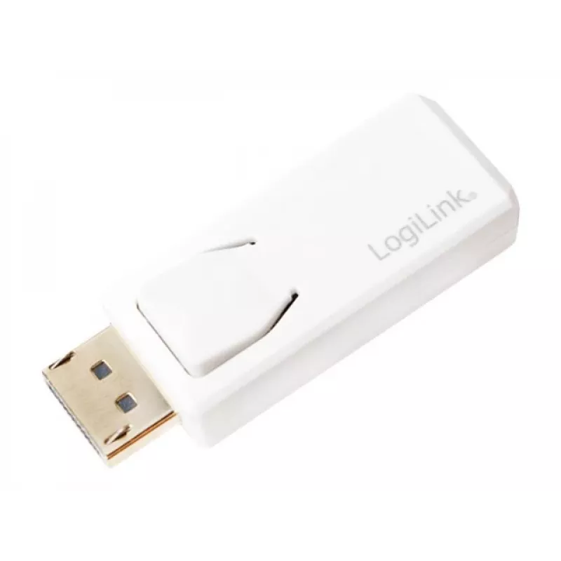 Lyties keitiklis LogiLink CV0100 DisplayPort į HDMI baltas