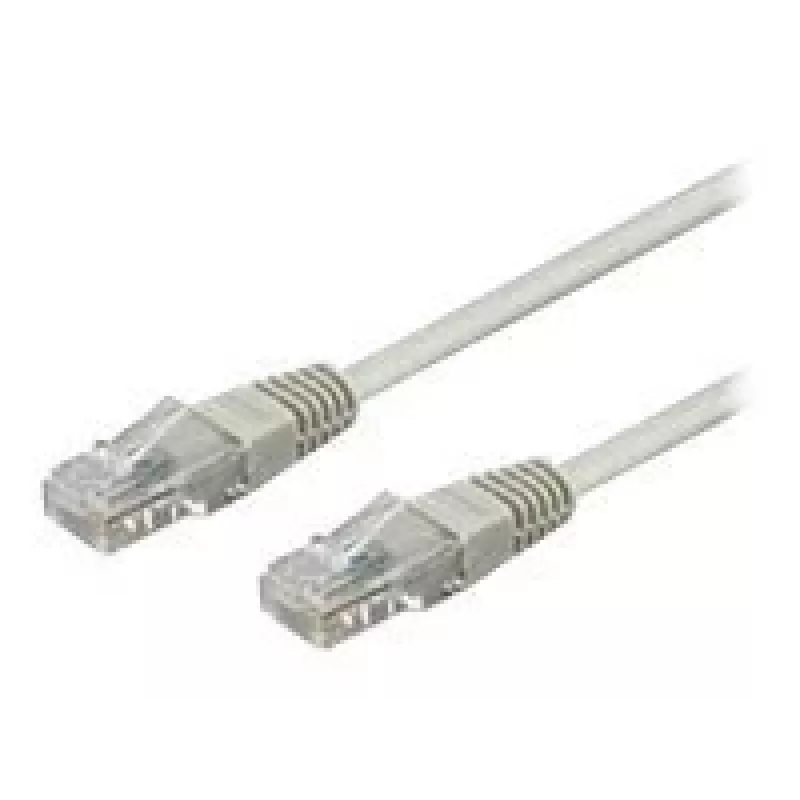 Wentronic Goobay CAT 6 jungiamasis kabelis, U/UTP, pilkas, 3 m - CCA vario mišinys (68409)