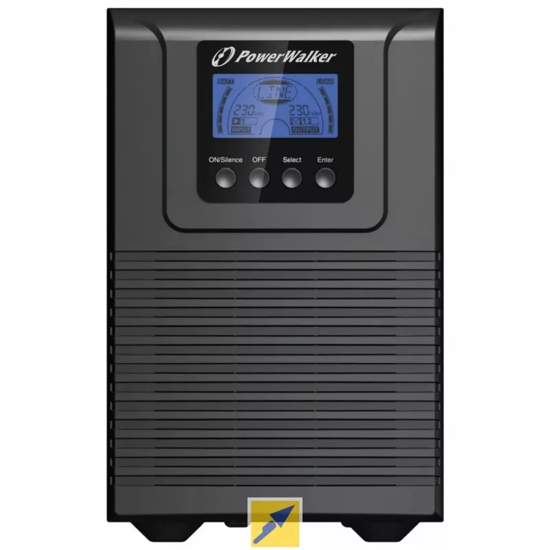 PowerWalker VFI 1000 TG Dvigubo keitimo (Online) 1 kVA 900 W 4 AC lizdai