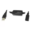 LogiLink UA0143 USB laidas USB 2.0 USB-A kištukas į lizdą 10,00 m juodas