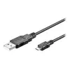 Wentronic 93918 mobiliojo telefono laidas, juodas