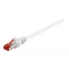 Wentronic Goobay - Tinklo kabelis - RJ-45 (V) į RJ-45 (V) - 2,0m - SFTP, PiMF - CAT 6 - Formuotas - Baltas (95501)