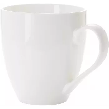 Ritzenhoff & Breker Gusto Jumbo kavos puodelis, 0,6 l, baltas porcelianas, tinkamas plauti indaplovėje, 110 mm – 6 vnt. (088762)