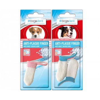 BOGAR Bogadent® Anti-plaque finger – pirštų antgalis dantų apnašoms šalinti – 2 vnt