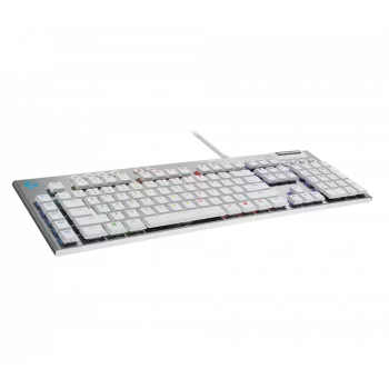 LOGITECH G815 LIGHTSPEED RGB mechaninė žaidimų klaviatūra – GL Tactile - BALTA - PAN - USB - NORDIC-613 - LIETIMO JUNGIKLIS