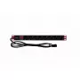 Rack maitinimo juosta TECHLY 365733 1U — 8× Schuko lizdai, 2 m laidas