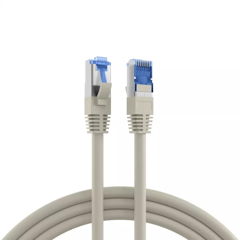 Tinklo kabelis EFB Elektronik K5525FGR.10 RJ-45 Cat6a 10 m Pilka