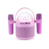 AKAI JoyBox Kids Karaoke rinkinys su Bluetooth, USB, MicroSD, AUX, FM radiju, RGB šviesomis, balso keitikliu, laidiniu mikrofonu, įkraunama 1200 mAh baterija, 5W RMS