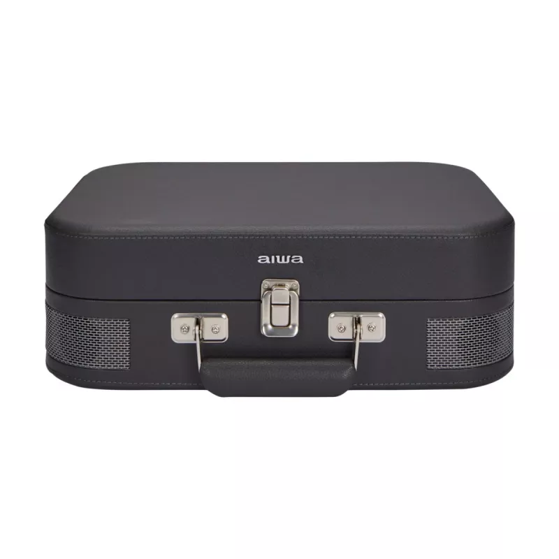 AIWA VPX-1951/TN Belt Drive Patefonas su Bluetooth 5.0, USB Įrašymu, Įmontuotais Garsiakalbiais, 33/45/78 RPM