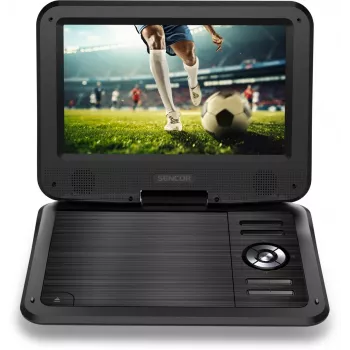 SENCOR SPV 2105 10.1 inch nešiojamas DVD grotuvas su USB/SD, pasukamu ekranu, automobiliniu adapteriu
