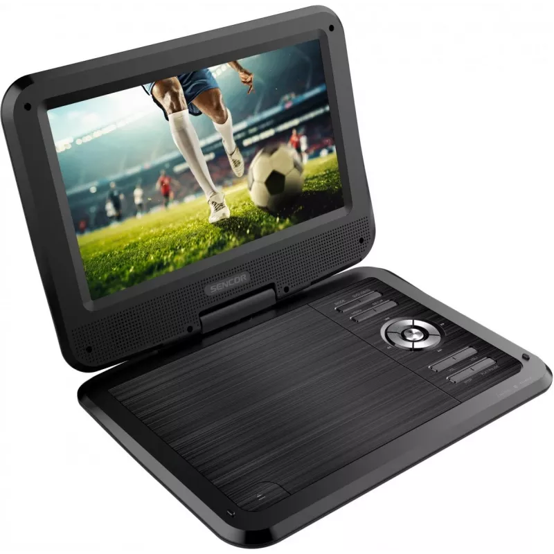 SENCOR SPV 2105 10.1 inch nešiojamas DVD grotuvas su USB/SD, pasukamu ekranu, automobiliniu adapteriu