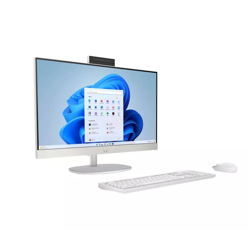 HP 24-CR0089NF All-in-One PC, 23,8 inch FHD, AMD Ryzen 7 7730U, 16 GB RAM, 512 GB SSD, Windows 11 Home, Starry White