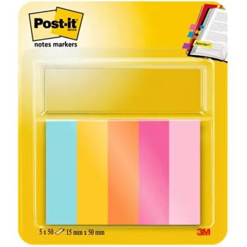 3M Page Marker 670-5-BEA Įvairių spalvų 5x100 lapų/pakuotė