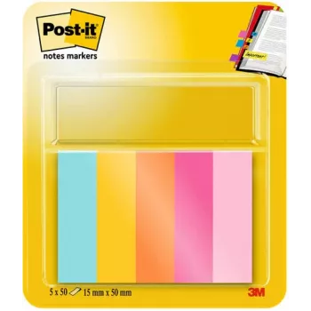 3M Page Marker 670-5-BEA Įvairių spalvų 5x100 lapų/pakuotė