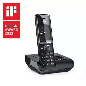 Gigaset Comfort 550A belaidis telefonas su atsakikliu, juodas
