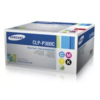 Samsung CLP-P300C/ELS Toner Cartridge Multi-Pack Black, Cyan, Magenta, Yellow