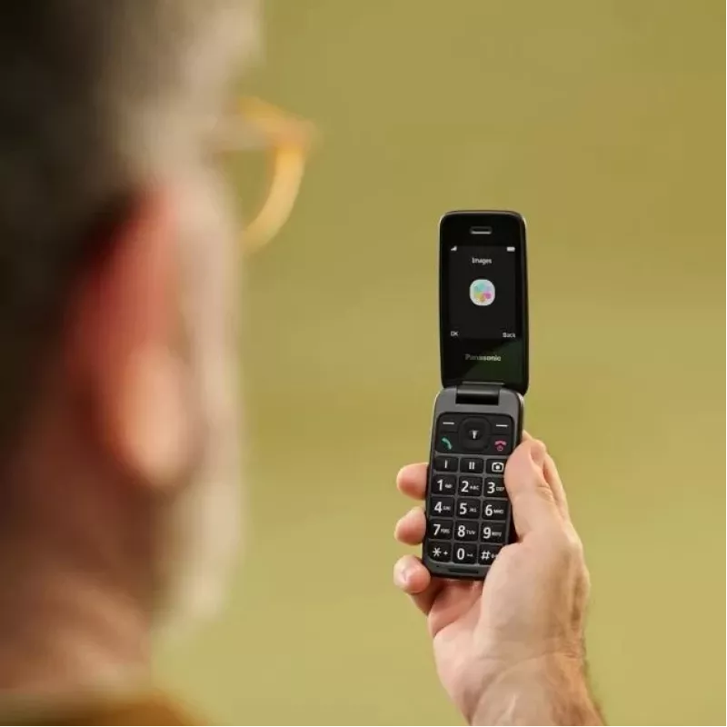 Panasonic KX-TU410EXB Mobilus telefonas sulankstomas juodas