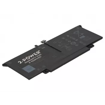 2-Power Dell Latitude 7310 pagrindinis akumuliatoriaus blokas 60Wh 7,6V 7895mAh 4 elementų Li-ion