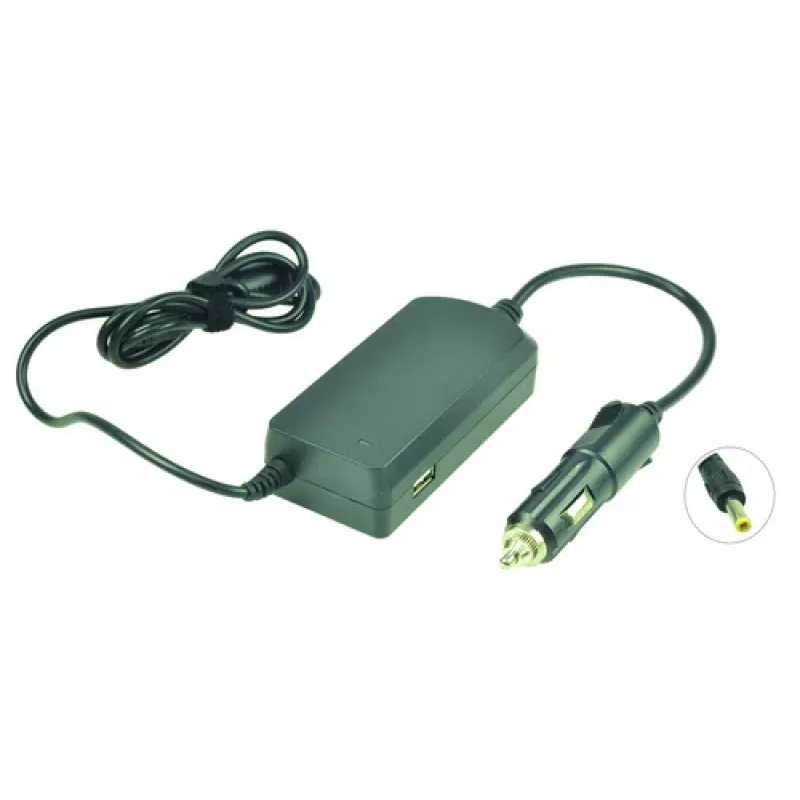 2-POWER CCC0735G Maitinimo šaltinis ir įtampos keitiklis 45 W Automobilinis Juodas