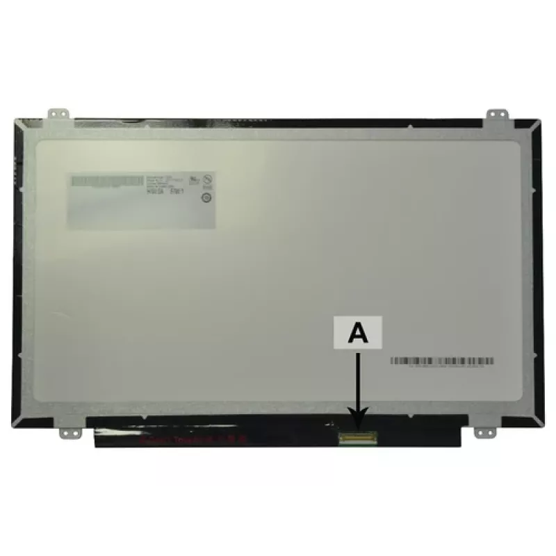 2-Power 14.0 inch HD blizgus nešiojamojo kompiuterio LCD ekranas su laikikliais - 1366x768 - 40 kontaktų LVDS