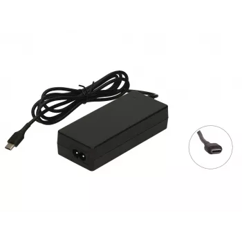 2-POWER PSA Parts CAA0744G 65W kintamosios srovės maitinimo adapteris, skirtas Lenovo nešiojamam kompiuteriui - juoda