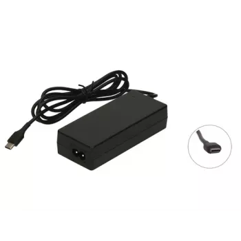 2-POWER PSA Parts CAA0744G 65W kintamosios srovės maitinimo adapteris, skirtas Lenovo nešiojamam kompiuteriui - juoda