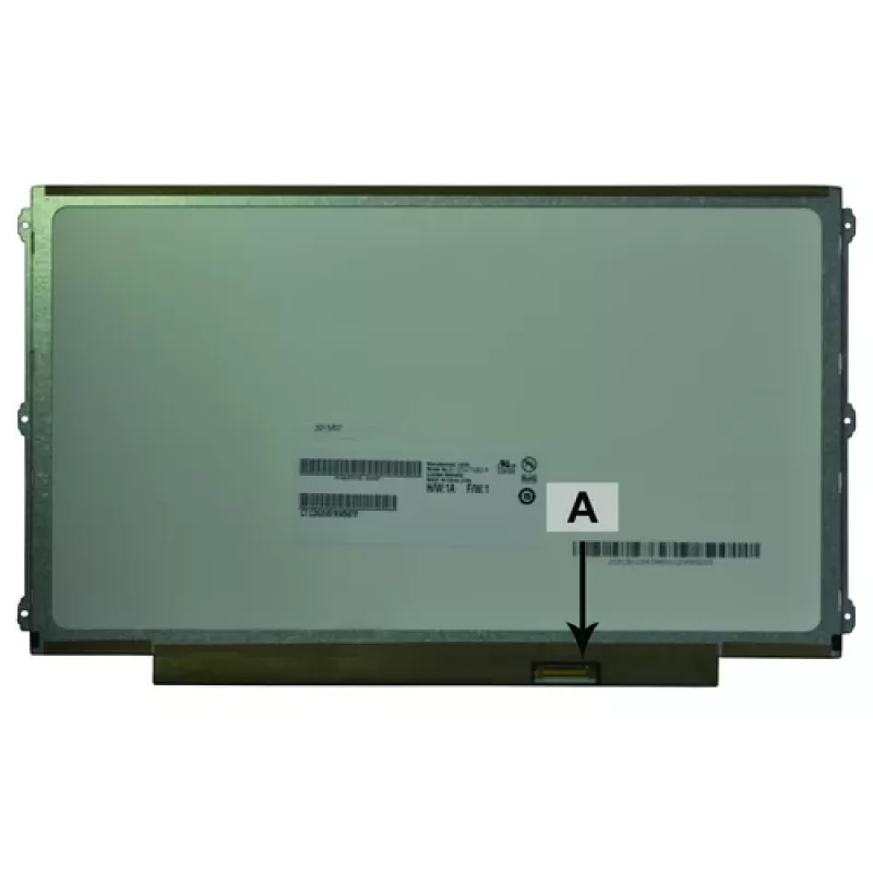 2-POWER SCR0498B 12.5 colio WXGA LED ekranas, skirtas HP EliteBook