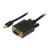 2-Power CAB0027A Mini DisplayPort į VGA vaizdo adapterio kabelis 1m juodas