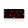 Nedis CLAR004BK Radijo žadintuvas su LED ekranu, FM imtuvu, dviem žadintuvais, projekcija, AUX, juodas