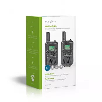 Nedis racijų rinkinys WLTK0500BK 5 km diapazonas 8 kanalai PMR446