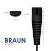 AKYGA maitinimo šaltinis Braun skustuvams, AC 100-240V į DC 5.9V 600mA, EU kištukas, juodas